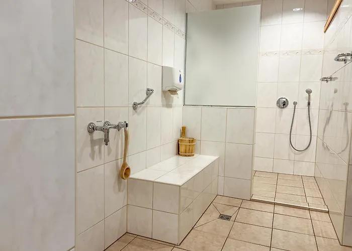 Panoramablick Mit Schwimmbad Und Sauna